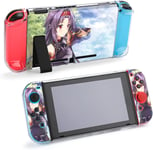 Coque Compatible Avec Switch Sword Art Online Zetsuken Yuuki Switch Cover Split Design Switch Case Housse S¿¿Par¿¿E Anime Character R¿¿Sistant Aux Rayures Switch Compatible Absorption Des