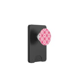 Pink Star Girly Female Youthful Fashion Pop Art Pattern PopSockets PopWallet pour MagSafe