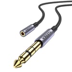 Câble Adaptateur Audio Stéréo Jejack 6.35 Trs,3.5mm Mâle Vers 6.5mm Femelle,Connecteur De Téléphone De Sauna,Amplificateur Pour Haut-Parleurs De Microphone - Type 1m Adapter Cable