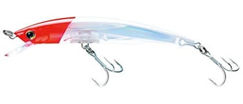 Yo-Zuri Crystal 3D Minnow Floating Lure, Red Head, 3-1/2-Inch