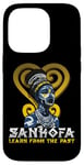 iPhone 14 Pro Learn From The Past African Symbol Adinkra Sankofa History Case