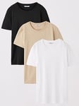 Everyday 3 Pack Crew Neck T-Shirt - Multi, Multi, Size 3Xl, Men