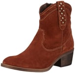 s.Oliver Casual, Bottes et Bottines Cowboy Femme - Marron - Braun (Cognac 305), 39 EU