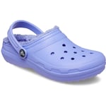 Crocs Baby Toddler Classic Lined Clog Infants - Purple material_Rubber - Size UK 9 Kids