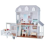 Olivia's Little World Farmhouse Wooden Doll House for 12" Dolls