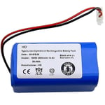 Uppladdningsbart batteri 14,8v 2600mah Robotdammsugare Tillbehör Delar för A4 A4s A6 [DB] Blue