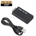 Adaptateur PS2 Playstation 2 HDMI - sortie audio + Câble HDMI - Straße Game ®