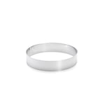 De Buyer round pastry ring, stainless steel, height 4.5 cm, Stainless Steel, Silver, 22.2 x 22.2 x 4.1 cm