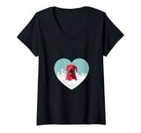 Womens Official Clifford The Big Red Dog | Dream Big Movie Merch V-Neck T-Shirt