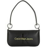 Sac a main Calvin Klein Jeans  Sac porte epaule  Ref 59211 Noir