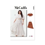 McCall's 8483 - Topp & Skjørt W3 (30W-32W-34W-36W-38W)