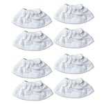 Mikrofibermoppduk Kompatibel med Ångrengörare Karcher Sc 2, Sc 3, Sc 4, Sc 5 - 8-pack