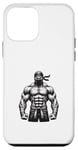 Coque pour iPhone 12 mini Ninja Musculaire Fort Et Mignon