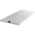 King Of Dreams - Sur-matelas 4cm 80x200 Mousse à Mémoire de Forme Massante 55Kg/m3 Déhoussable Housse Lavable à 30¡ à l'Aloe Vera 80 200