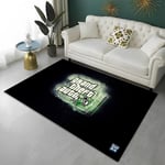 (17-60x90cm) 3D GTA Grand Theft Auto Games Gamer Mattomatto kotiin Olohuoneen Makuuhuoneen Sohvan ovimattosisustus, Lasten alueen matto Liukumaton lattiamatto