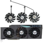 GIGABYTE-Ventilateur de jeu pour aigle OC 3080Ti,T129215BU 4PIN 87MM 82MM RTX 3090 Gaming 3080 Ti - Type 3 FAN