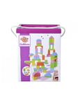 Eichhorn Wooden Blocks Colored 75pcs.