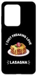 Coque pour Galaxy S20 Ultra Lasagne I Just Freaking Love Lasagna Food Lover