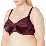 Elomi Women's Cate Full Coverage Underwire Bra, Sheer, Raisin, 34DD