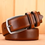 (130cm098 Keltainen Ruskea)Vyö Miesten Muoti Miesten Luksus Designer Cowskin Vyöt Farkkuihin Aitoa nahkaa Hihna Pin Solki Cummerbunds Ceinture HommeBelts