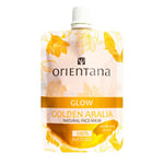 Orientana - Masque Visage Éclatant Golden Aralia & Turmeric | Naturel & Vegan | Hydratant Hydratant Eclaircissant Apaisant Peau Normale | Anti Age Rides & Réducteur De Rougeurs - 30ml