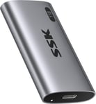 Ssd Externe Portable De 1 To, Jusqu'À 550 Mo/S Ultra Vitesse Usb3.2 Gen2 Disque Ssd Externe Usb-C Mini Ssd Externe Pour Ordinateur Portable, Appareils De Type C