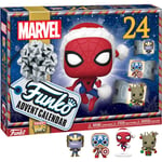 Funko Pop! Adventskalender: Marvel - Jul, Flerfärgad, One Size kk