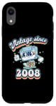 Coque pour iPhone XR Retro Vibes 2008 Vintage Style 17th Birthday Cassette Tape