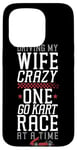 iPhone 15 Pro Go Kart Racing Wife Husband Vintage Driving My Wife Crazy Case