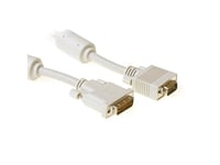 Act Dvi-A - Vga Connection Cable - M - M - Ivory 5.0M 5M Dvi-A Vga (D-Sub) (Ak3652)