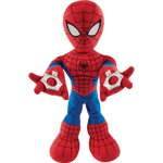 Marvel City Swinging Spider-Man Plush Figure 11in Soft Super Hero Doll