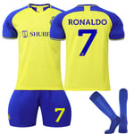 2223 Al-Nassr FC Saudiarabien League Hem Tröjor Cristiano Ronaldo Nr.7 Paket med fotbollströjor V 28