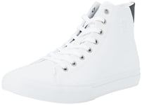 Tommy Hilfiger Baskets Homme Hautes, Blanc (White), 41