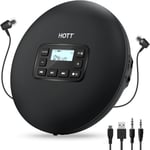 HOTT CD204 Portable CD Player, Personal Compact Player with Headphones,...