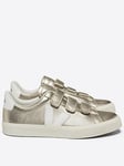 Veja Women's Recife Logo Trainers - Metallic, Gold, Size 7, Women