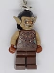LEGO MOLDOR ORC LORD OF THE RINGS MINIFIGURE KEYRING KEYCHAIN 850514 RARE