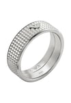 EMPORIO ARMANI - Bague en acier inoxydable pour homme, EGS298804010