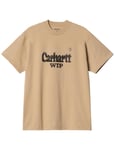 Carhartt WIP Spree Half Tone Tee - Dusty H Brown Colour: Dusty H Brown, Size: Medium