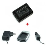 Chargeur + Batterie NP-FW50 pour Sony NEX-3, NEX-3A, NEX-3D, NEX-3K, NEX-5