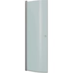 Dansani Match duschdörr, modell E, 72 cm, frostat glas, satin profil