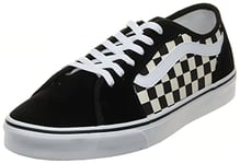 Vans Homme Filmore Decon Basket, (Checkerboard) Black/White, 50 EU