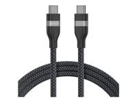 Anker - Usb-Kabel - 24 Pin Usb-C (Hann) Til 24 Pin Usb-C (Hann) - 1.8 M - Usb Power Delivery (240 W), Flettet Kabel - Svart