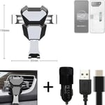 Car holder air vent mount for Asus ROG Phone 7 Ultimate cell phone mount