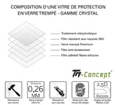 TM-Concept® Verre trempé pour Apple iPhone 12 Mini - 0,26mm Radian 2,5D