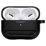 SPIGEN RUGGED ARMOR APPLE AIRPODS PRO 1 MATT SVART