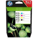 HP HP 912XL Multipack BK/C/M/Y 600458