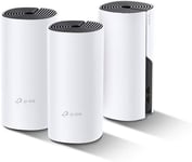 Deco WiFi Mesh-CPL 1000Mbps Deco P9(3-pack) Système pour toute la maison-Couverture de 400¿,2 Gigabit Ethernet Ports,Contrôle parental,Idéale pour grande maison de murs épais.[Y259]