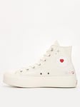 Converse Womens Bemy2K Lift Hi Top Trainers - Off White