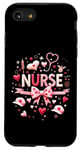 Coque pour iPhone SE (2020) / 7 / 8 Adorable Nurse Design with Hearts and Stitch Details