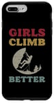 iPhone 7 Plus/8 Plus Girls Climb Better Outdoor Adventure Moon Silhouette Case